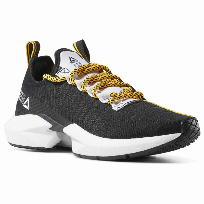 Pantofi Sport Reebok Sole Fury Se Barbati Negrii/Albi/Aurii Romania YD3663NK